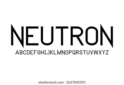 Neutron font typeset — perfect for logos, headlines, and a wide range of creative projects, delivered as a clean vector illustration