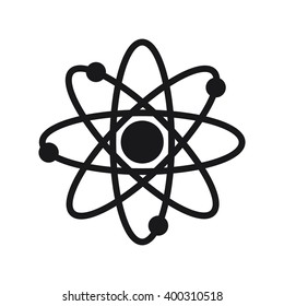 Neutron icon on the white background. 