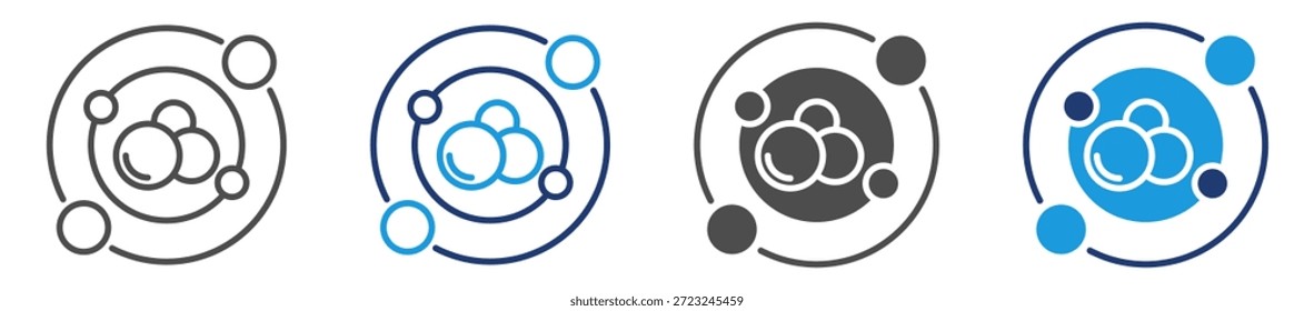 Conjunto de iconos de neutrones Estilo múltiple