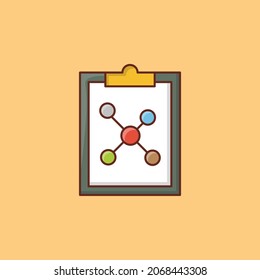 neutron Vector illustration on a transparent background. Premium quality symbols.Vector line flat color icon for concept and graphic design.