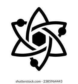 Design-Vorlage für Neutronenvektorlogo