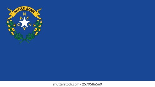 Nevada (1929-1991) Flag Vector Illustration Premium Quality