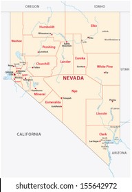 11,949 Nevada map Images, Stock Photos & Vectors | Shutterstock