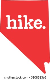 Nevada hike state vector sign