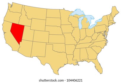 Nevada Locate Map