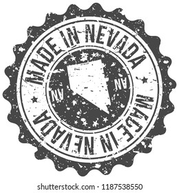 Nevada Made In Map Travel Stamp Icon City Design Tourism Export Seal