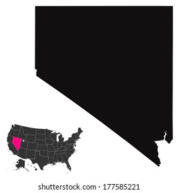 Nevada map