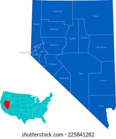 nevada map