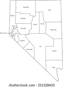 Nevada Map