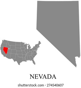 Nevada map