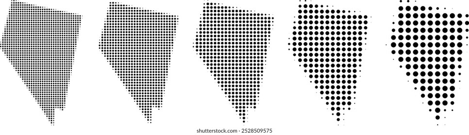 Nevada Map halftone in different sizes.eps
