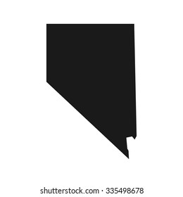 nevada map. nevada logo template.