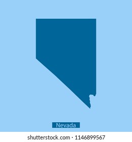 Nevada map vector