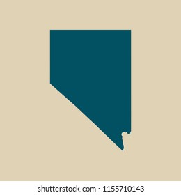 Nevada map vector