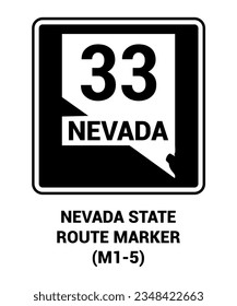 NEVADA STATE ROUTE MARKER Guide sign US ROAD SYMBOL SIGN MUTCD