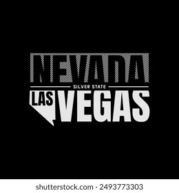 nevada typography for t shirt design and art.