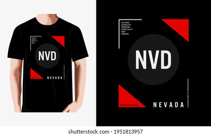 Nevada,New york city,typography graphic design, for t-shirt prints, vector illustration
