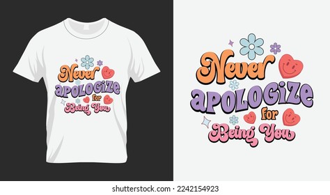 Never apologize for being Valentine's Day SVG svg