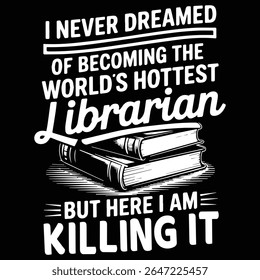 I never dreamed of becoming the world's design for library lovers