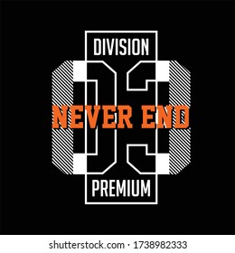 never end premium division vintage fashion