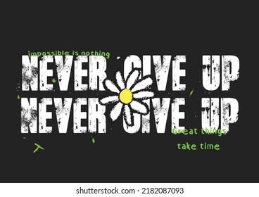 never give up always be positive quote butterfly daisy  ,flower watercolor,margarita,mariposa
stationery,fashion,slogan,spring summer,sticker, etc, Tawny Orange Monarch t shirt prints inspiration,