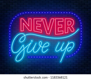 Never give up neon lettering on a dark background.