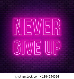 Never give up neon lettering on a dark background.