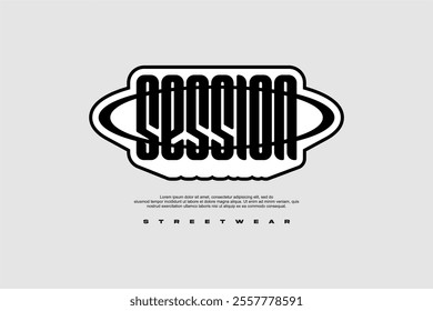 never give up streetwear clothing printing vector elements	