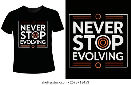 Never Give Up T-Shirt Design Vector  Illustration: Motivational Graphic  Print