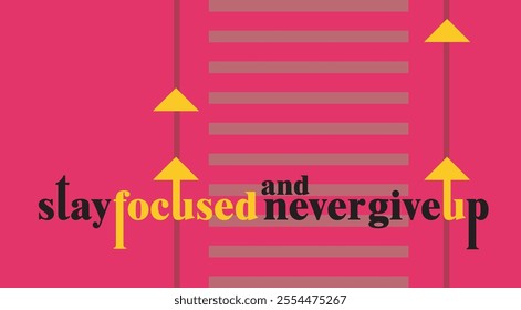 Never give up, modern stylish motivational quotes typography slogan. Colorful abstract design with the grunge style. Vector illustration for print tee shirt, typography, poster and other uses.