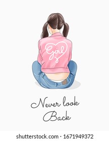 never look back slogan