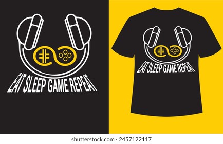 Never stop doing your best quotes, gaming minimalist motivational t-shirt design. Keep running gaming t-shirt design. Inspirational gaming t-shirt design, running vector illustration.