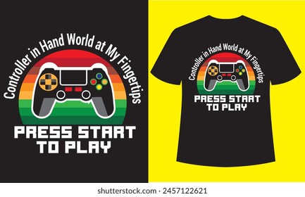 Never stop doing your best quotes, gaming minimalist motivational t-shirt design. Keep running gaming t-shirt design. Inspirational gaming t-shirt design, running vector illustration.