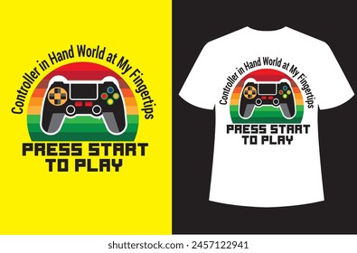 Never stop doing your best quotes, gaming minimalist motivational t-shirt design. Keep running gaming t-shirt design. Inspirational gaming t-shirt design, running vector illustration.