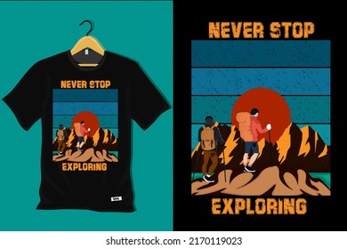 Nunca dejes de explorar el diseño de camisetas