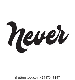 never text on white background.