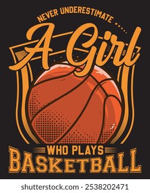 Never Underestimate a Girl Who Plays Basketball