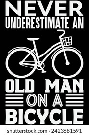 
Never Underestimate An Old Man eps cut file for cutting machine