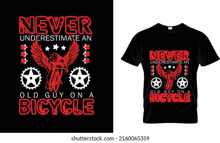 NEVER UNDERESTIMATE AN OLD...CUSTOM T SHIRT