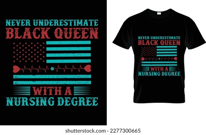 never underestimate t-shirt design template