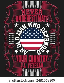 Never underestimate who you are. You are an old man who defended your country