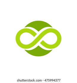 Neverending abstract loop with geometric shapes