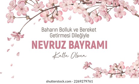 Nevruz Bayramı Kutlu Olsun
Translation: Happy Nowruz, may the spring bring abundance and blessings