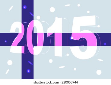 New in 2015 against the background of the flag of Finland