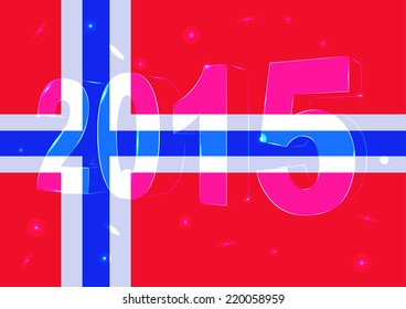 New in 2015 against the background of the flag of Norway