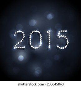 New 2015 year festive background