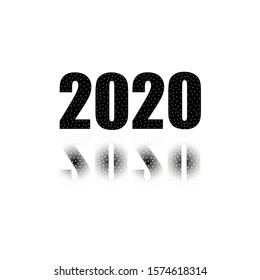 New 2020 Year Vector On White Background