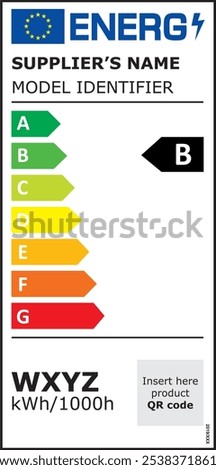 New 2021 Energy Efficiency Labels Household Appliances EU European Consumers Eco Design Commercial Packages Lamps