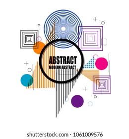 new abstract background banner sticker label web illustration with modern geometric polygonal outline colorful design vector