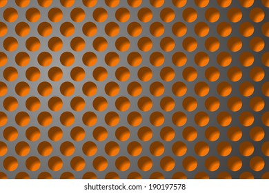 new abstract background with metallic grill. gradient mash